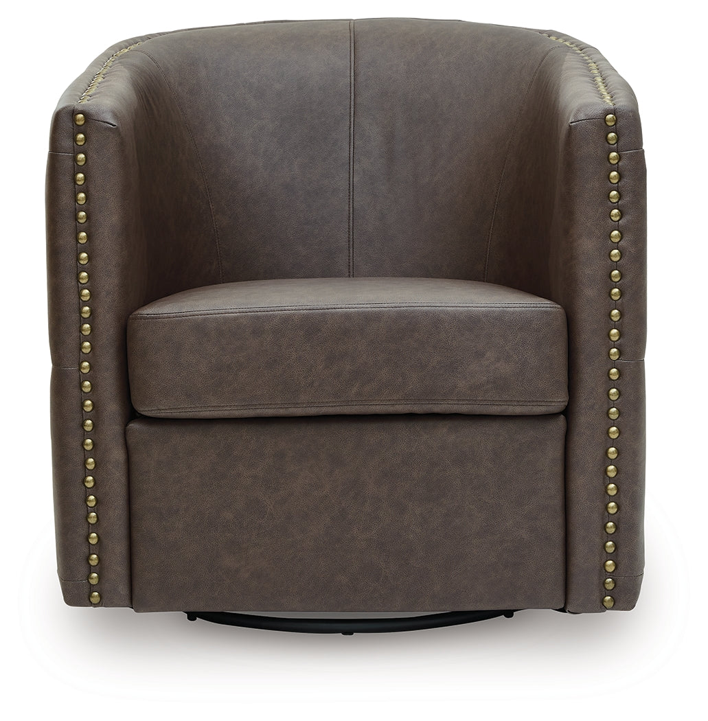 Brentlow Swivel Accent Chair - Tampa Furniture Outlet