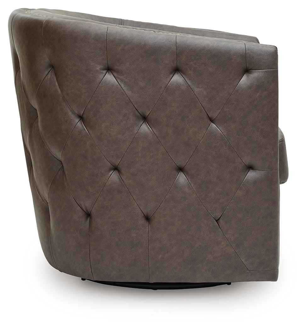 Brentlow Swivel Accent Chair - Tampa Furniture Outlet