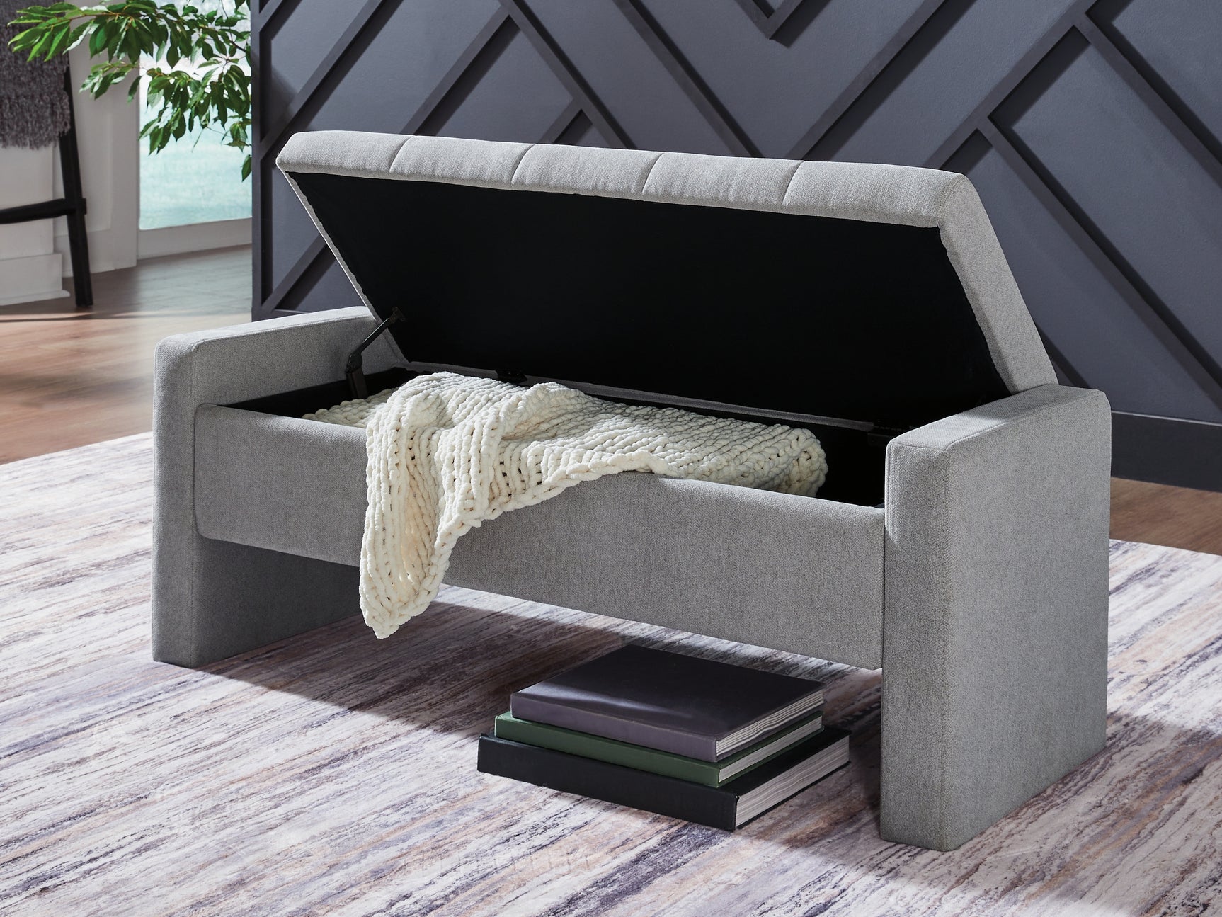 Akselman Storage Bench - Tampa Furniture Outlet