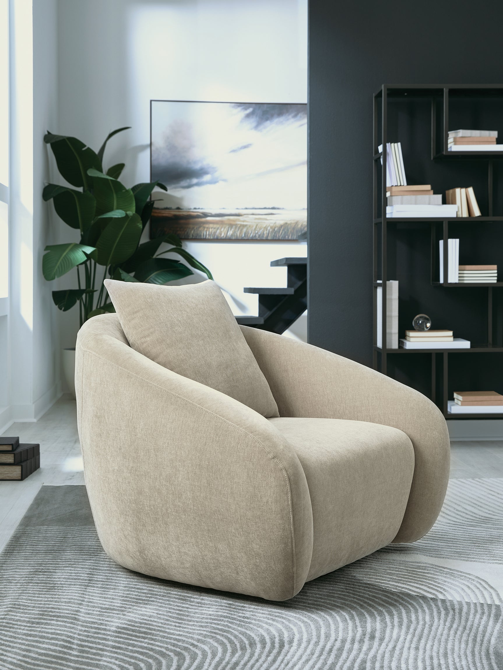 Yahya Swivel Accent Chair - Tampa Furniture Outlet