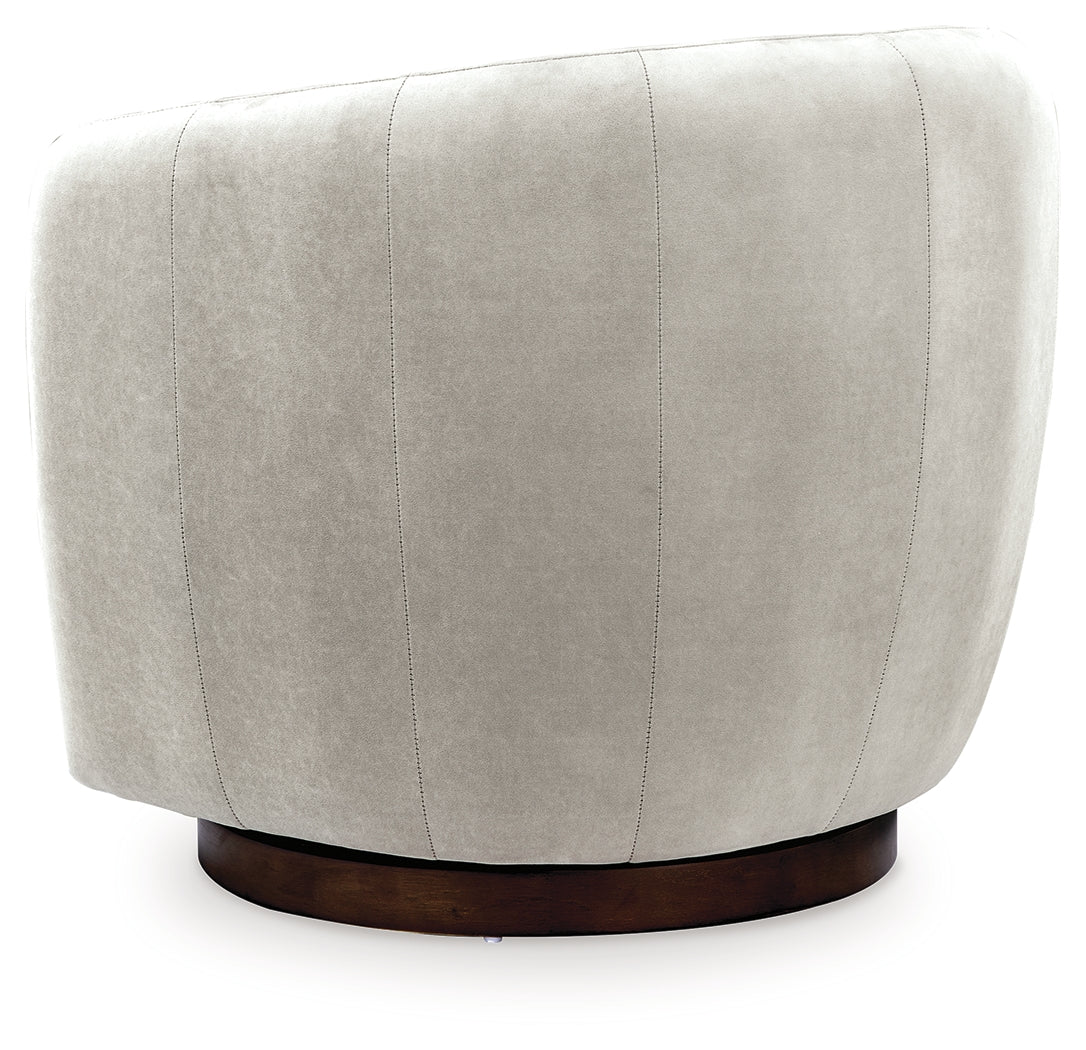 Annbury Swivel Accent Chair - Tampa Furniture Outlet