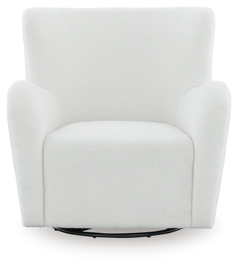 Rowenburg Swivel Glider Accent Chair - Tampa Furniture Outlet