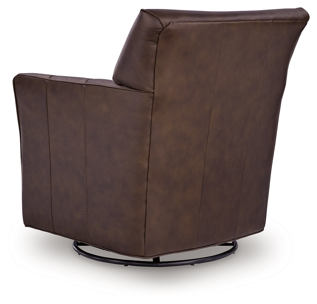 Braydunn Swivel Glider Accent Chair - Tampa Furniture Outlet