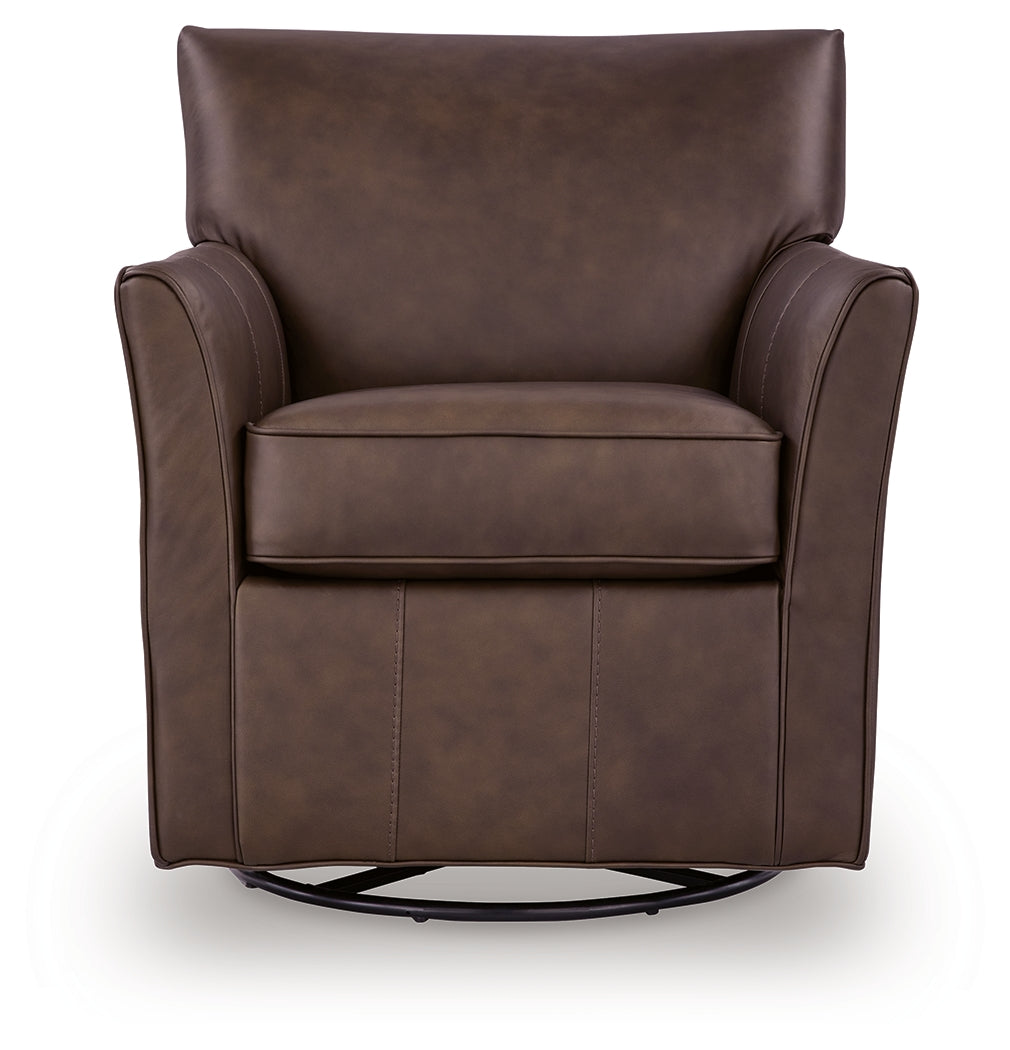 Braydunn Swivel Glider Accent Chair - Tampa Furniture Outlet