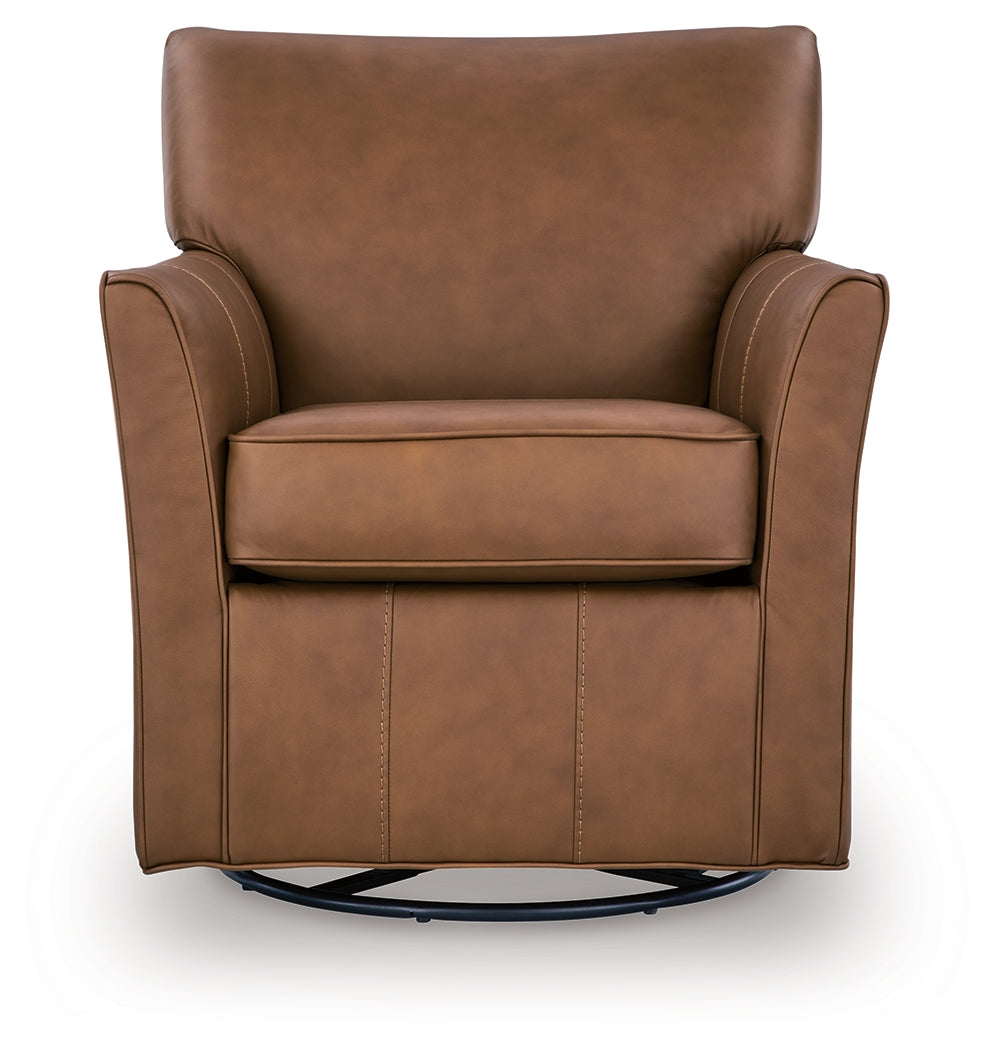 Braydunn Swivel Glider Accent Chair - Tampa Furniture Outlet