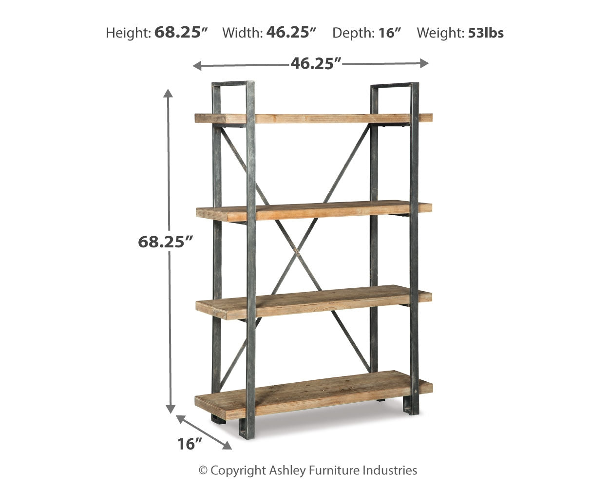 Forestmin Bookcase - Tampa Furniture Outlet