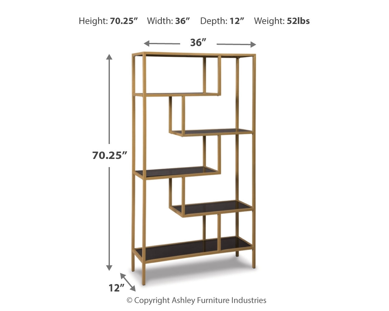 Frankwell Bookcase - Tampa Furniture Outlet