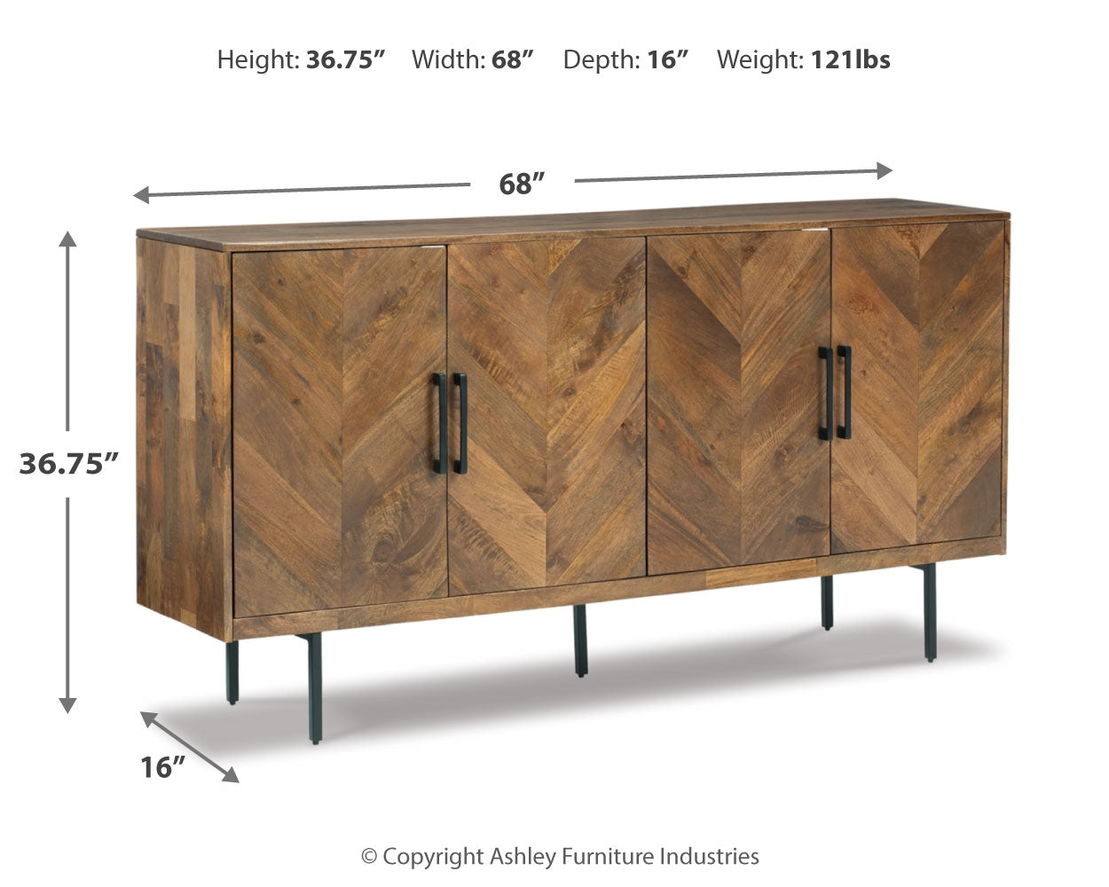 Prattville Accent Cabinet - Tampa Furniture Outlet