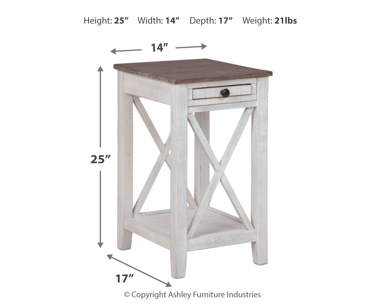 Adalane Accent Table - Tampa Furniture Outlet