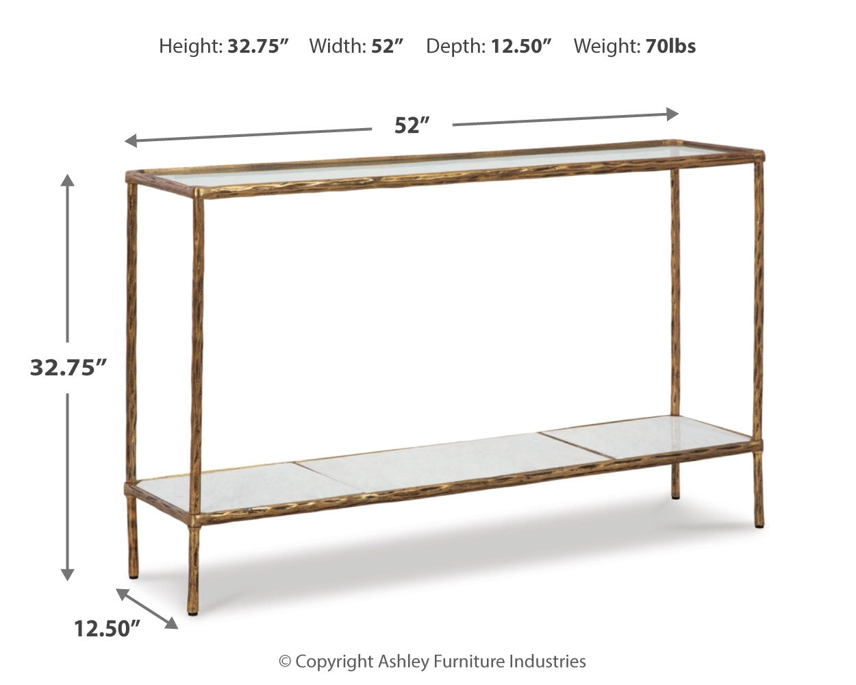 Ryandale Console Sofa Table - Tampa Furniture Outlet
