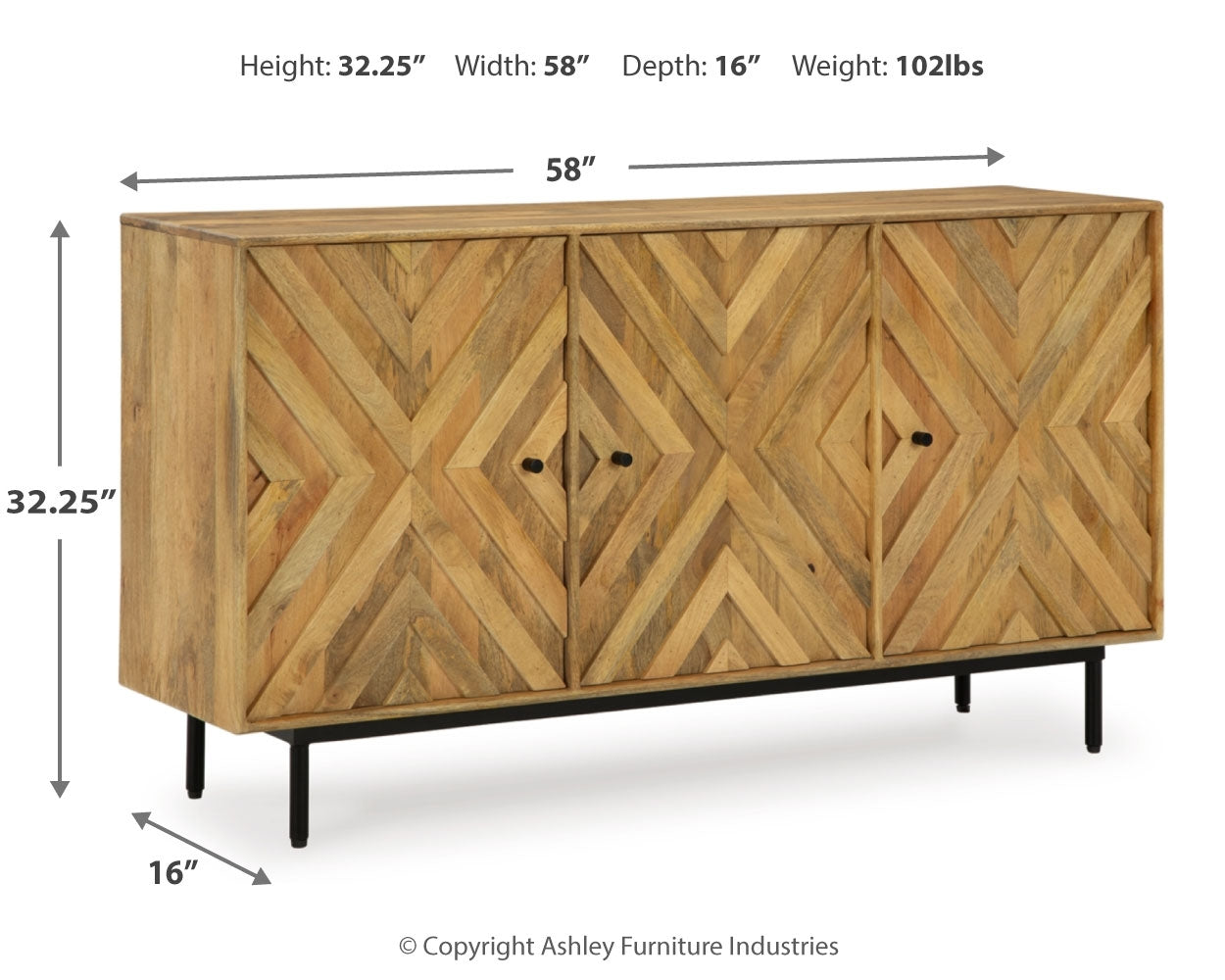 Cadewick Accent Cabinet - Tampa Furniture Outlet