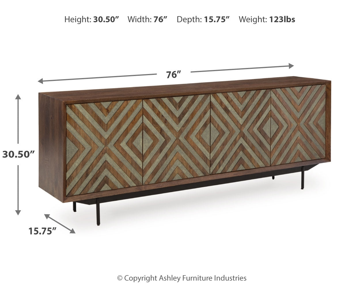 Dreggan Accent Cabinet - Tampa Furniture Outlet