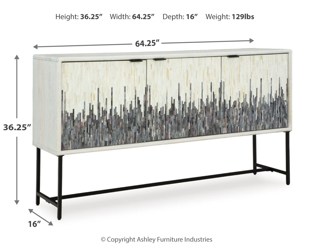 Freyton Accent Cabinet - Tampa Furniture Outlet