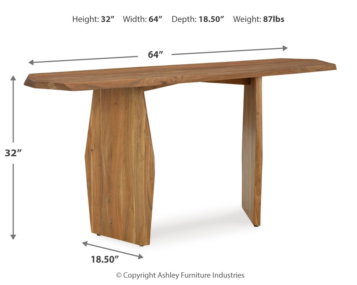 Holward Console Sofa Table - Tampa Furniture Outlet