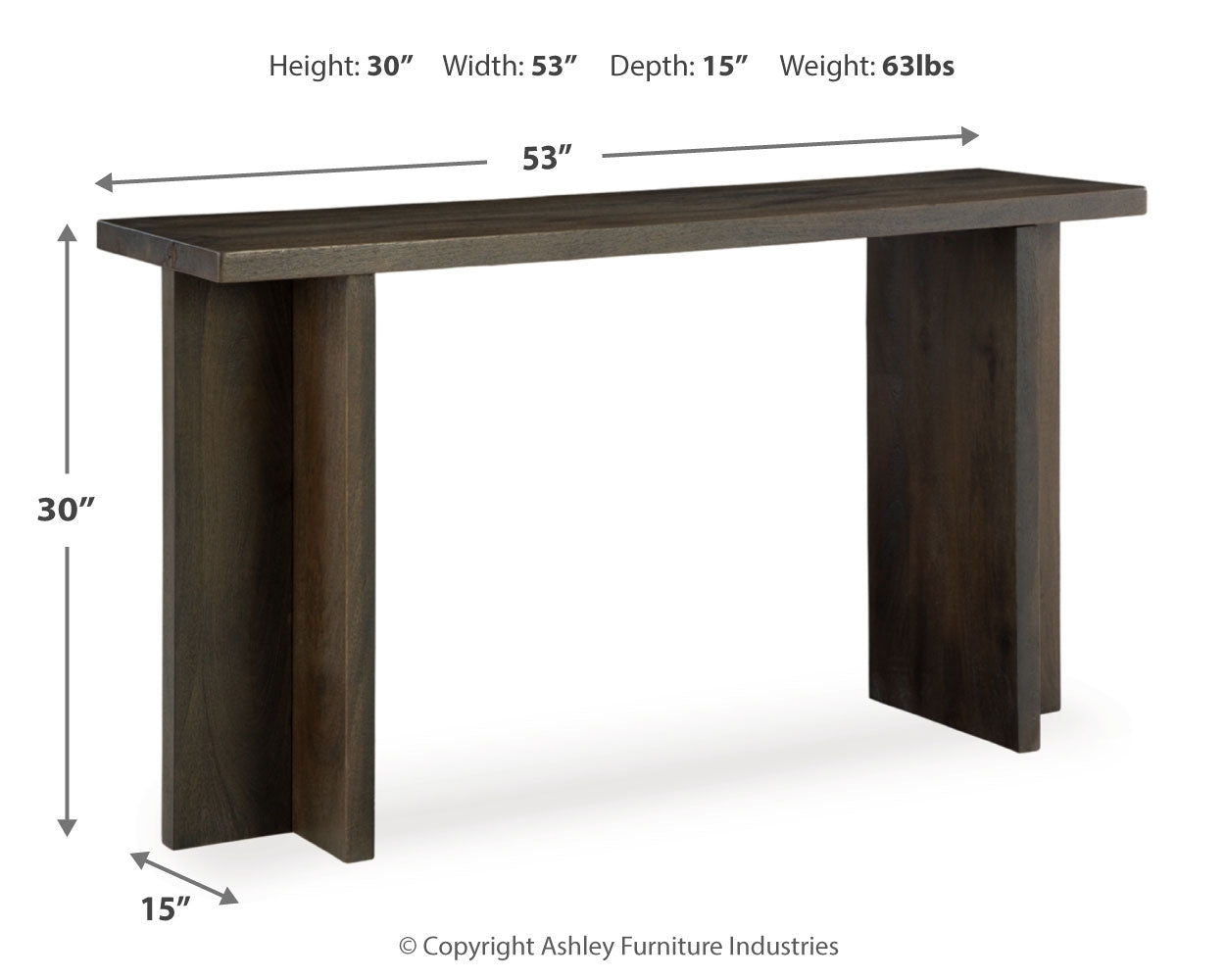Jalenry Console Sofa Table - Tampa Furniture Outlet