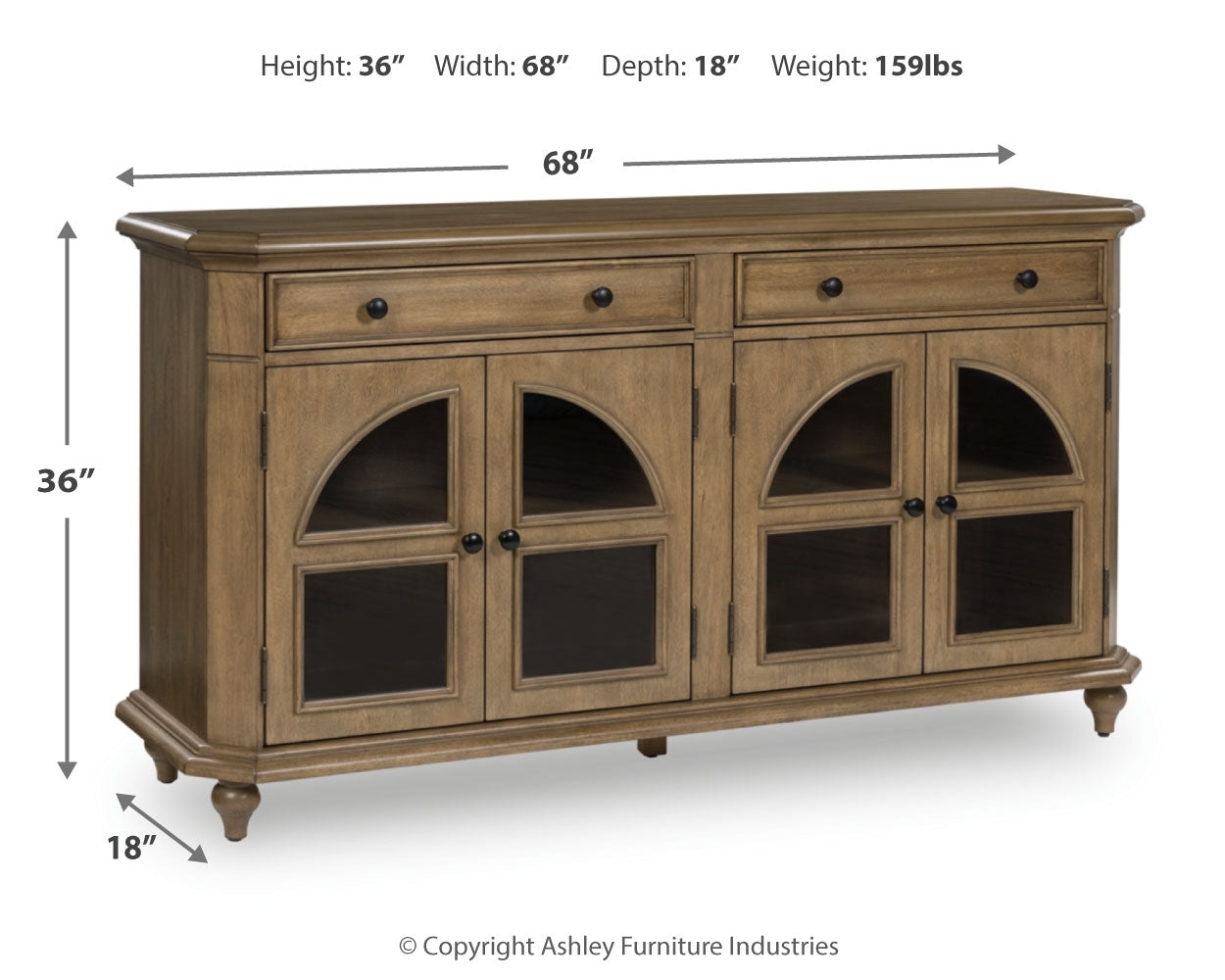 Barlomore Accent Cabinet - Tampa Furniture Outlet