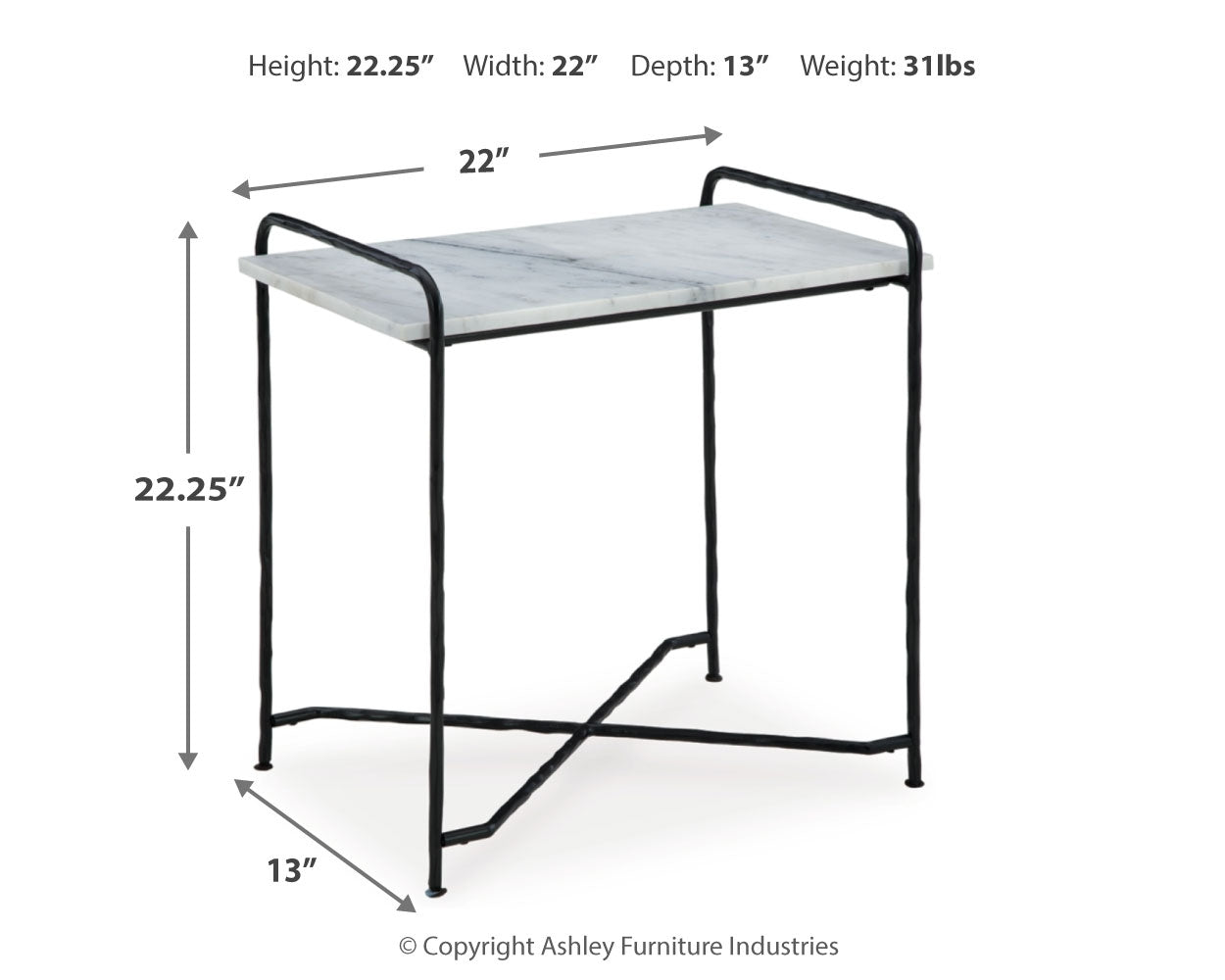 Ashber Accent Table - Tampa Furniture Outlet