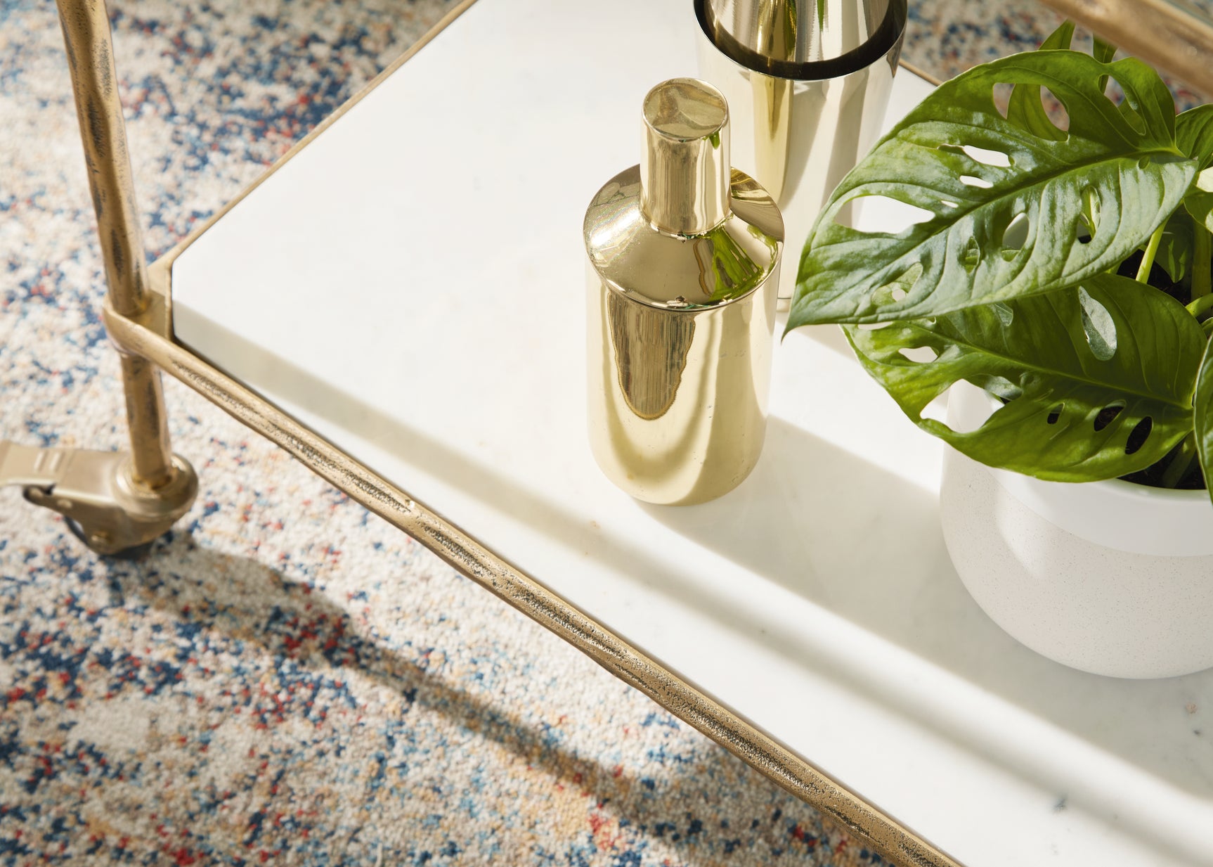 Plattfield Bar Cart - Tampa Furniture Outlet