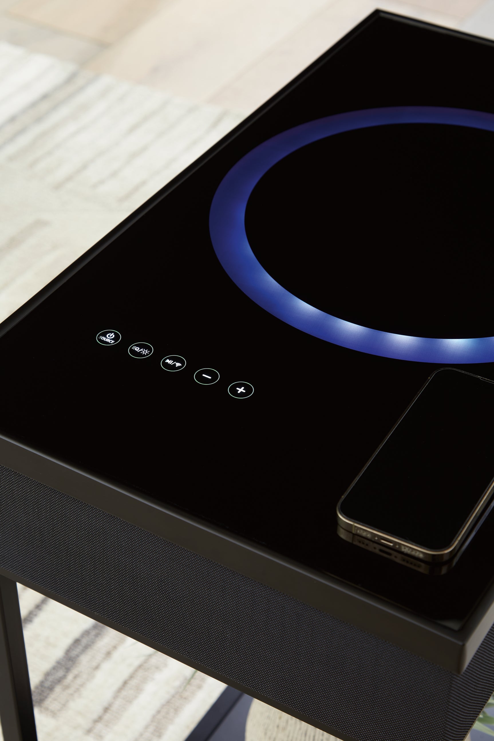 Gemmet Accent Table with Speaker - Tampa Furniture Outlet