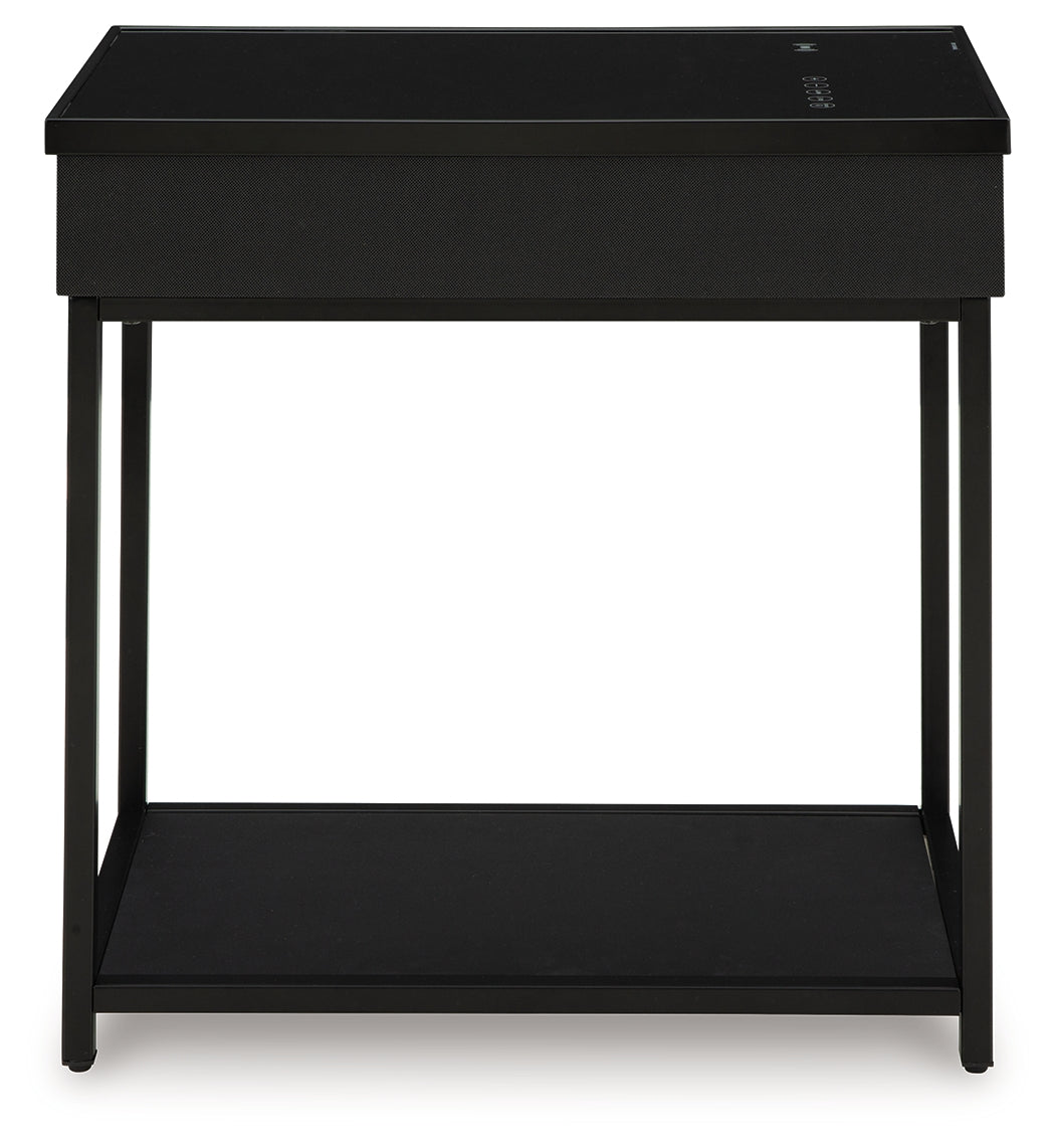 Gemmet Accent Table with Speaker - Tampa Furniture Outlet