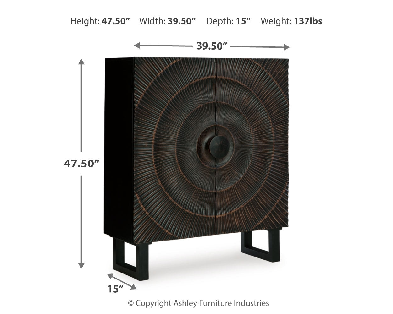 Fosterman Accent Cabinet - Tampa Furniture Outlet