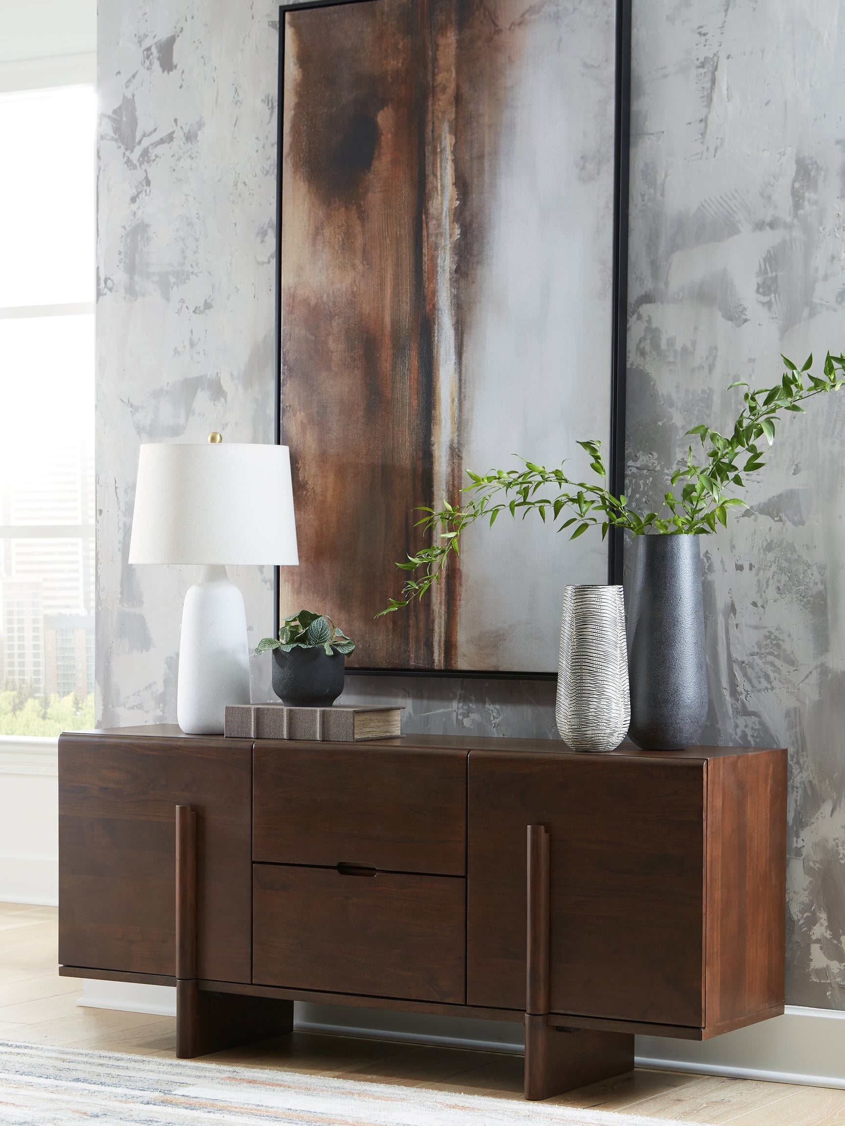 Tampa Furniture Outlet - Ashley Furniture - Kydler Accent Cabinet - Accent Cabinet / Medium Brown - A4000678