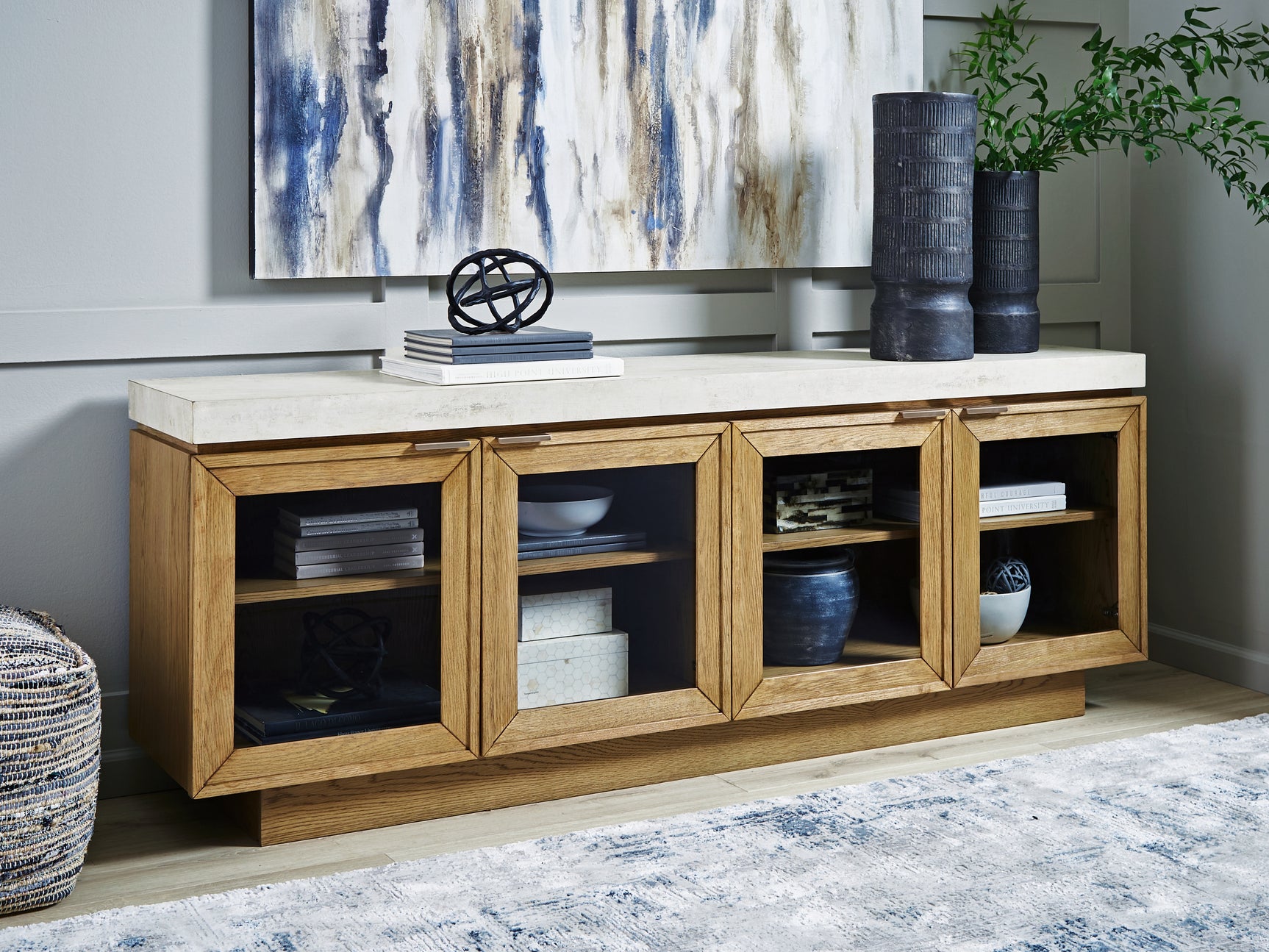Tampa Furniture Outlet - Ashley Furniture - Adanworth Accent Cabinet - Accent Cabinet - A4000731