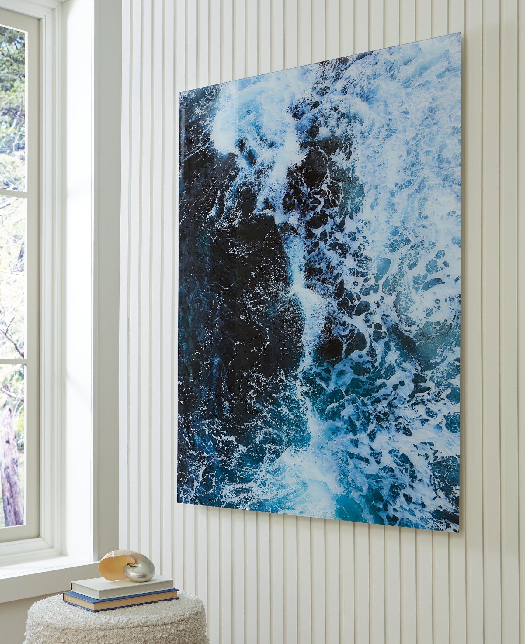 Tampa Furniture Outlet - Ashley Furniture - Clemick Wall Decor - Wall Art / Turquoise - A8000422