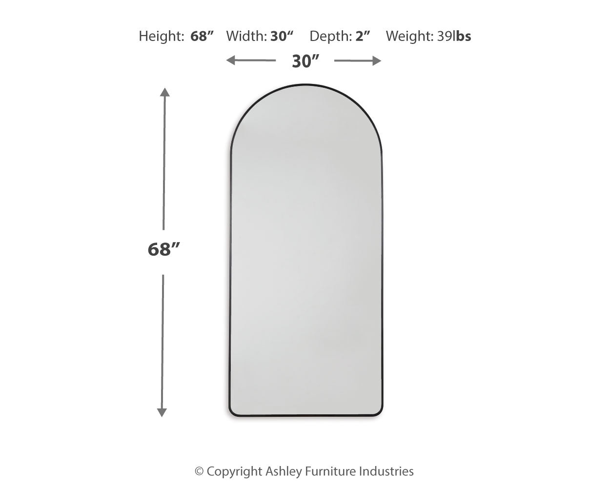 Sethall Mirror - Tampa Furniture Outlet