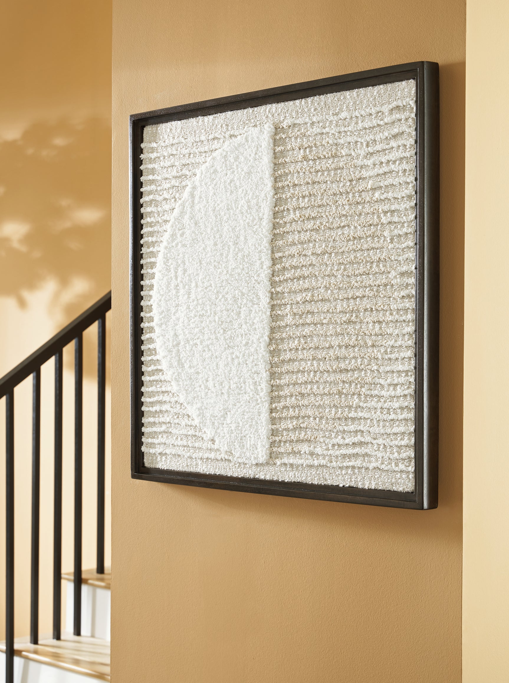 Tampa Furniture Outlet - Ashley Furniture - Bachard Wall Decor - Wall Decor / Tan/White - A8010330