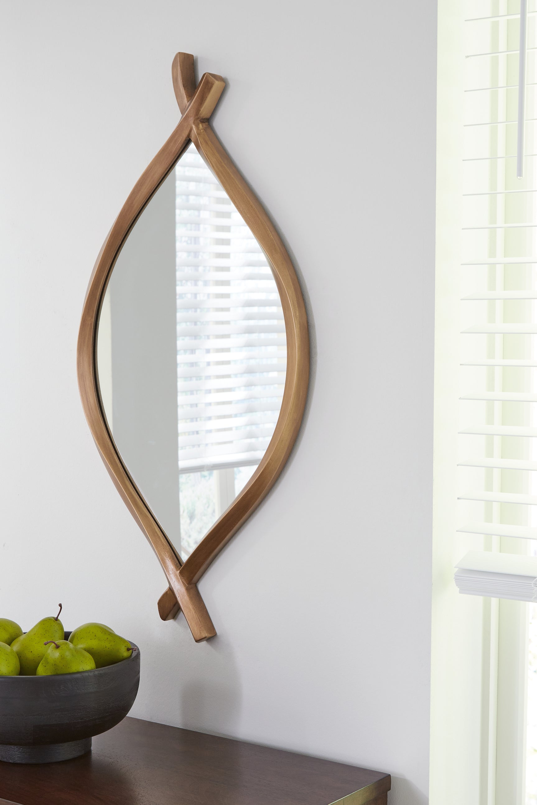 Tampa Furniture Outlet - Ashley Furniture - Bartner Mirror - Accent Mirror / Antique Gold Finish - A8010340