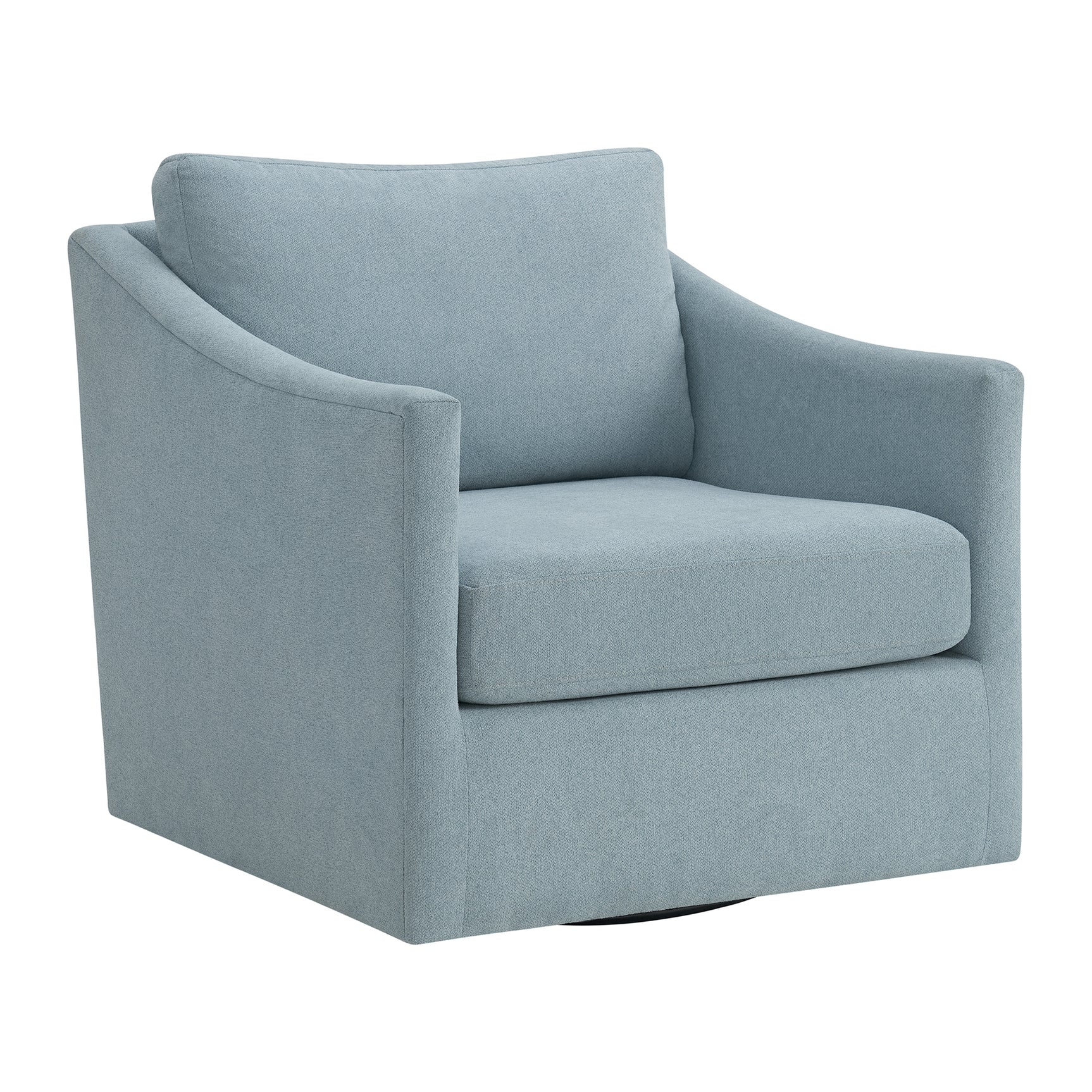 Acacia Swivel Chair in Freya Light Blue - Tampa Furniture Outlet