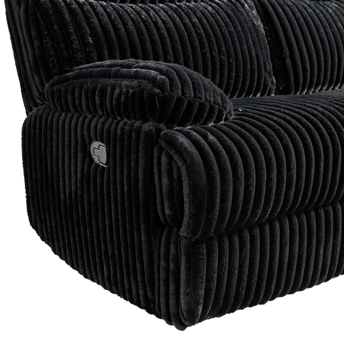 Admiral Motion Sofa in Masis Black