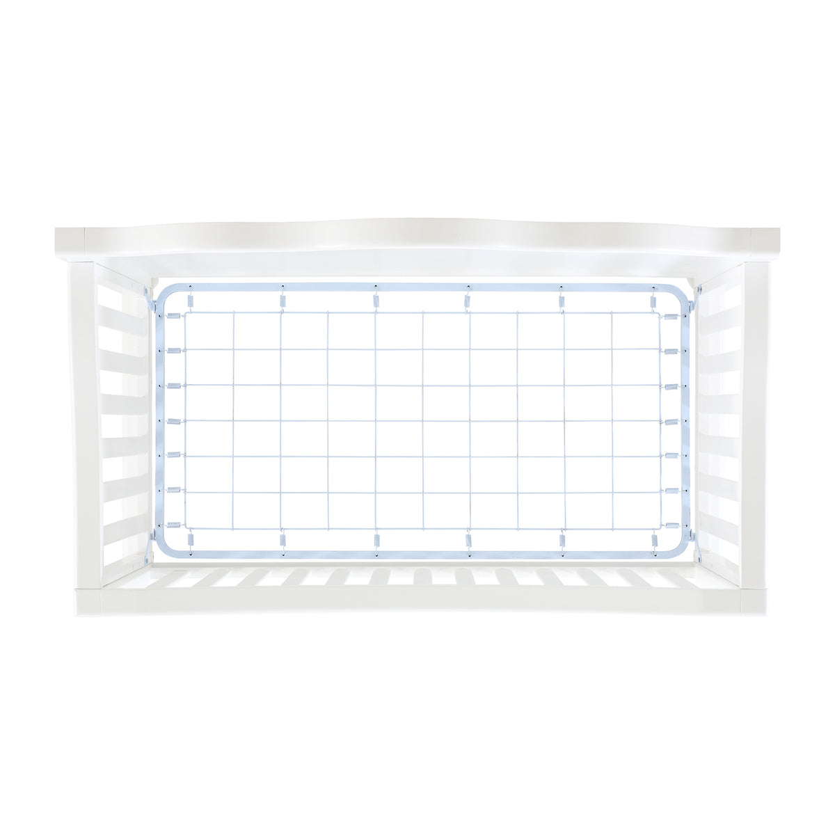Alana Crib with Guardrails in White