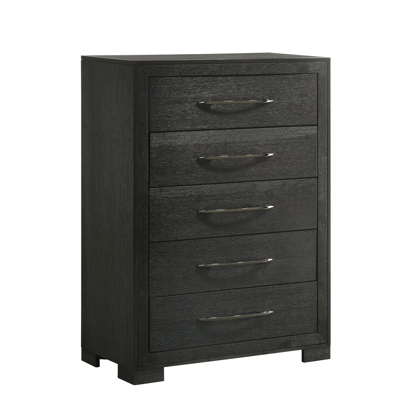 Allan 5-Drawer Chest in Black
