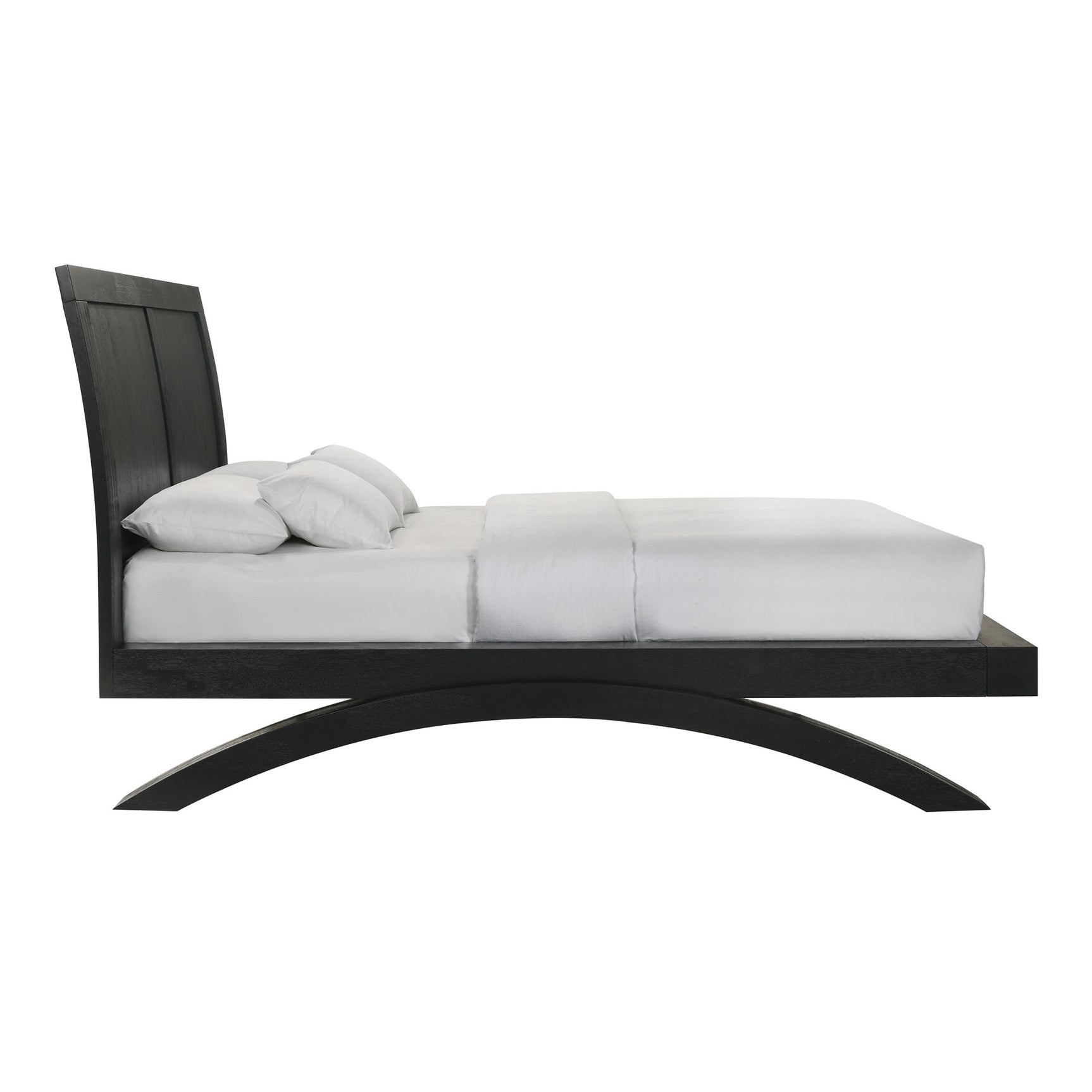 Allan King Bed in Black - Tampa Furniture Outlet