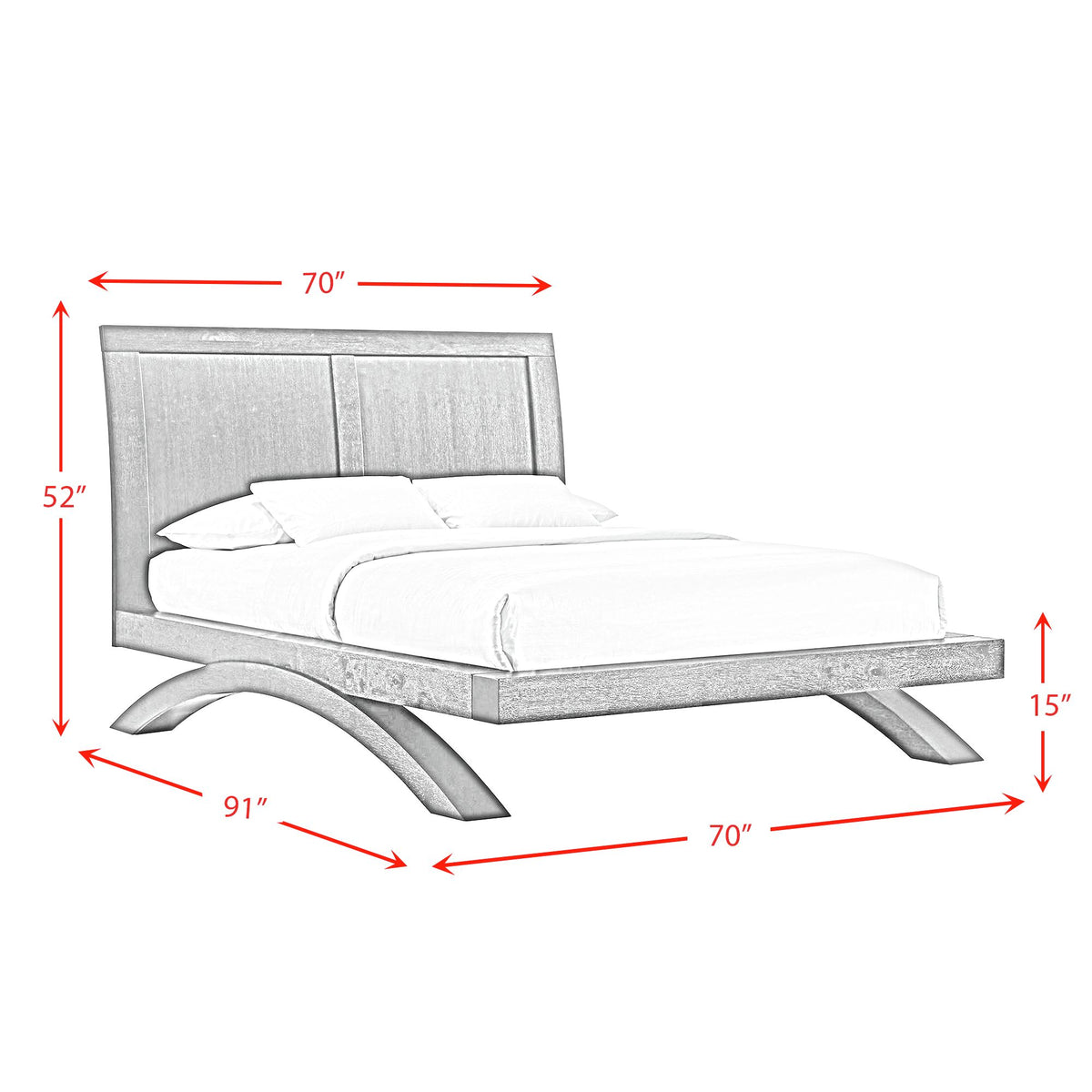 Allan Queen Bed in Black