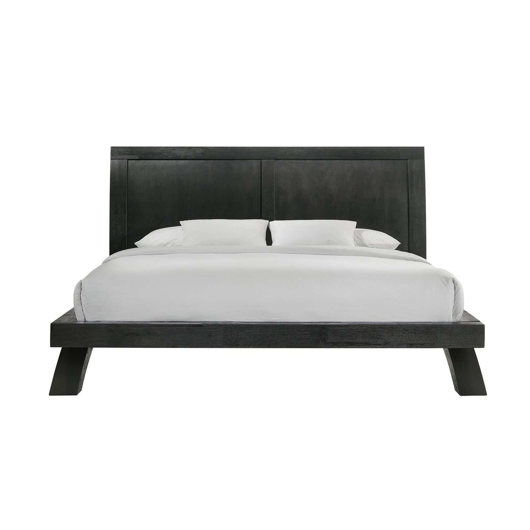 Allan King Bed in Black - Tampa Furniture Outlet