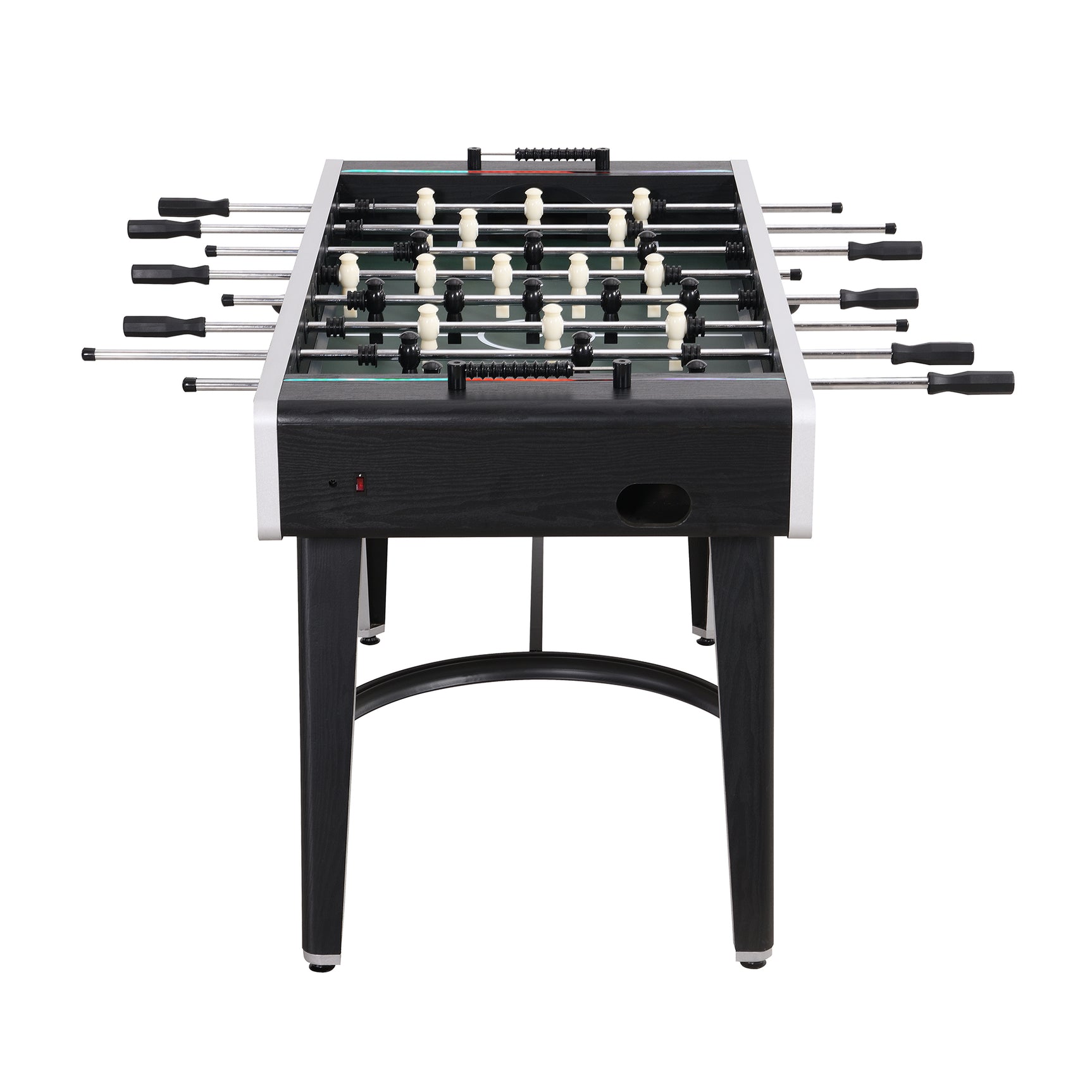 Amaya Indoor Foosball with LED in Black (3A Packing) - Tampa Furniture Outlet