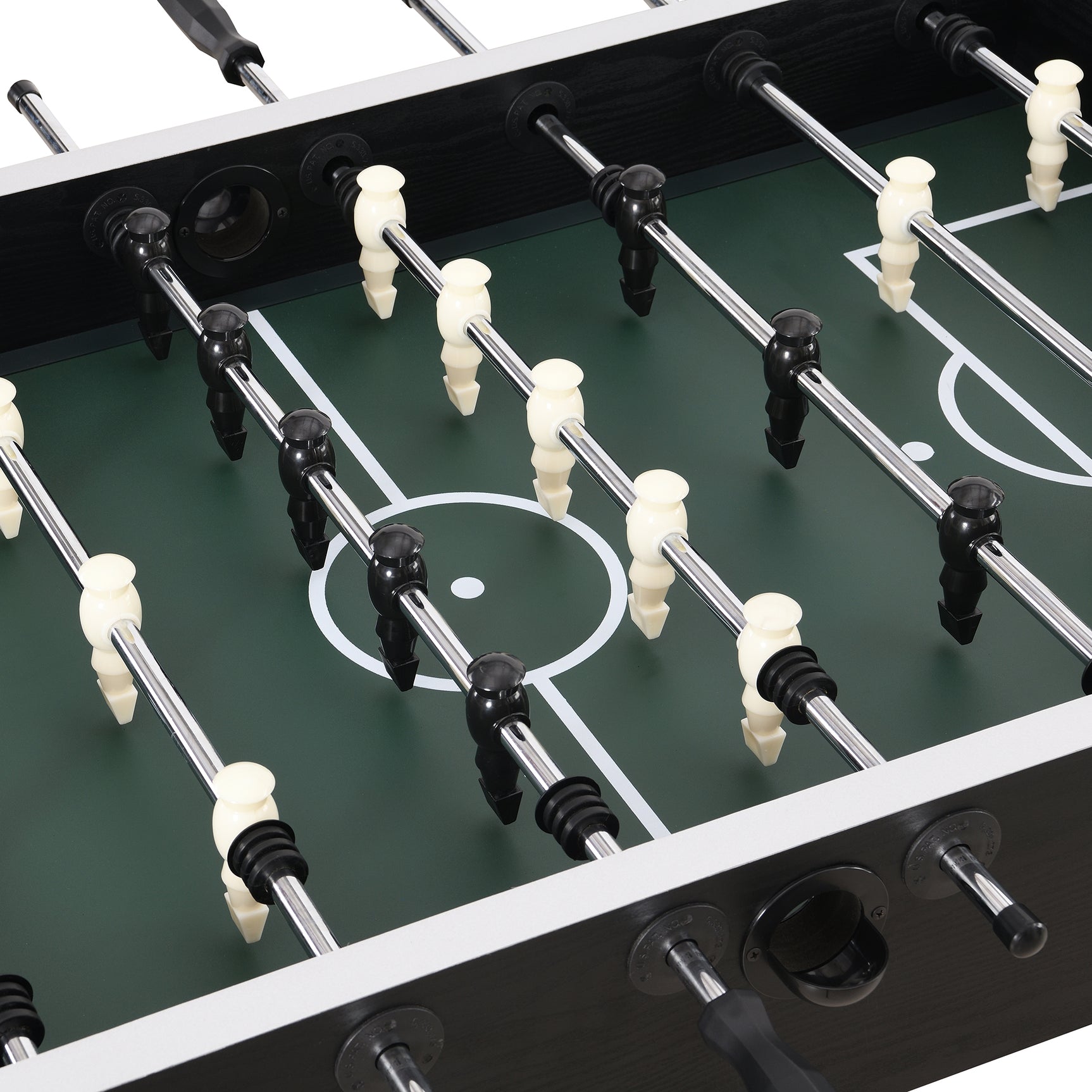 Amaya Indoor Foosball with LED in Black (3A Packing) - Tampa Furniture Outlet