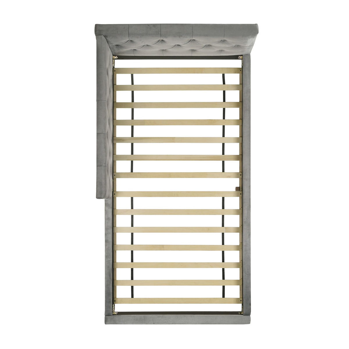 Amberley Twin UPH Corner Bed with LED and USB in Grey