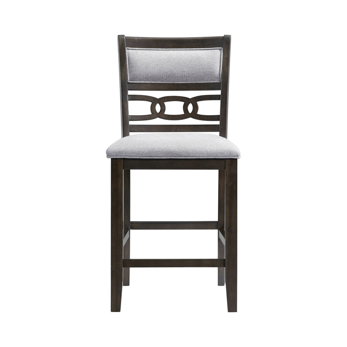 Amherst Counter Side Chair W/Fabric Cushion Dark Finish (2 Per Pack)
