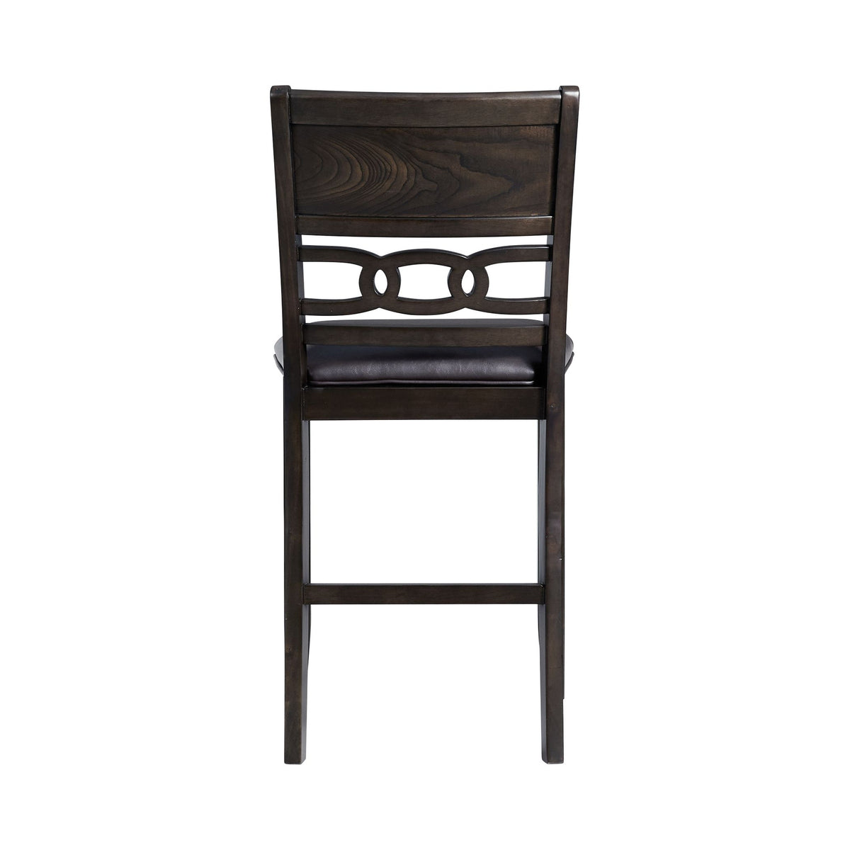 Amherst Counter Side Chair W/PU Cushion Dark Finish (2 Per Pack)