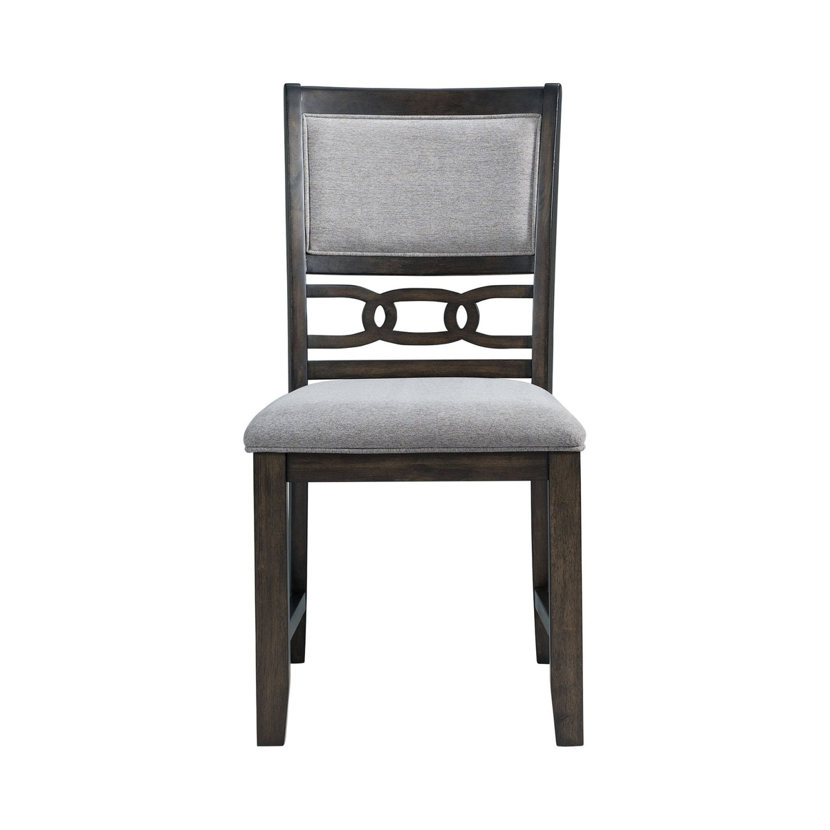 Amherst Dining Side Chair W/Fabric Cushion Dark Finish (2 Per Pack)