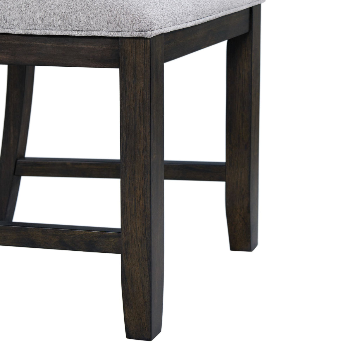 Amherst Standard Height 5PC Dining Set-Table and Four Side Chairs in Walnut