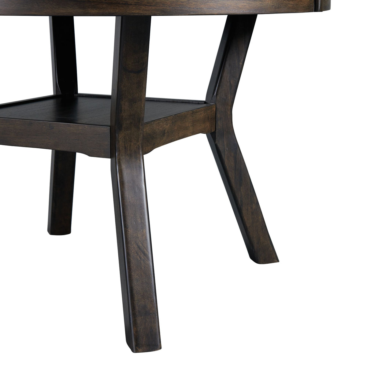 Amherst Standard Height 5PC Dining Set-Table and Four Side Chairs in Walnut