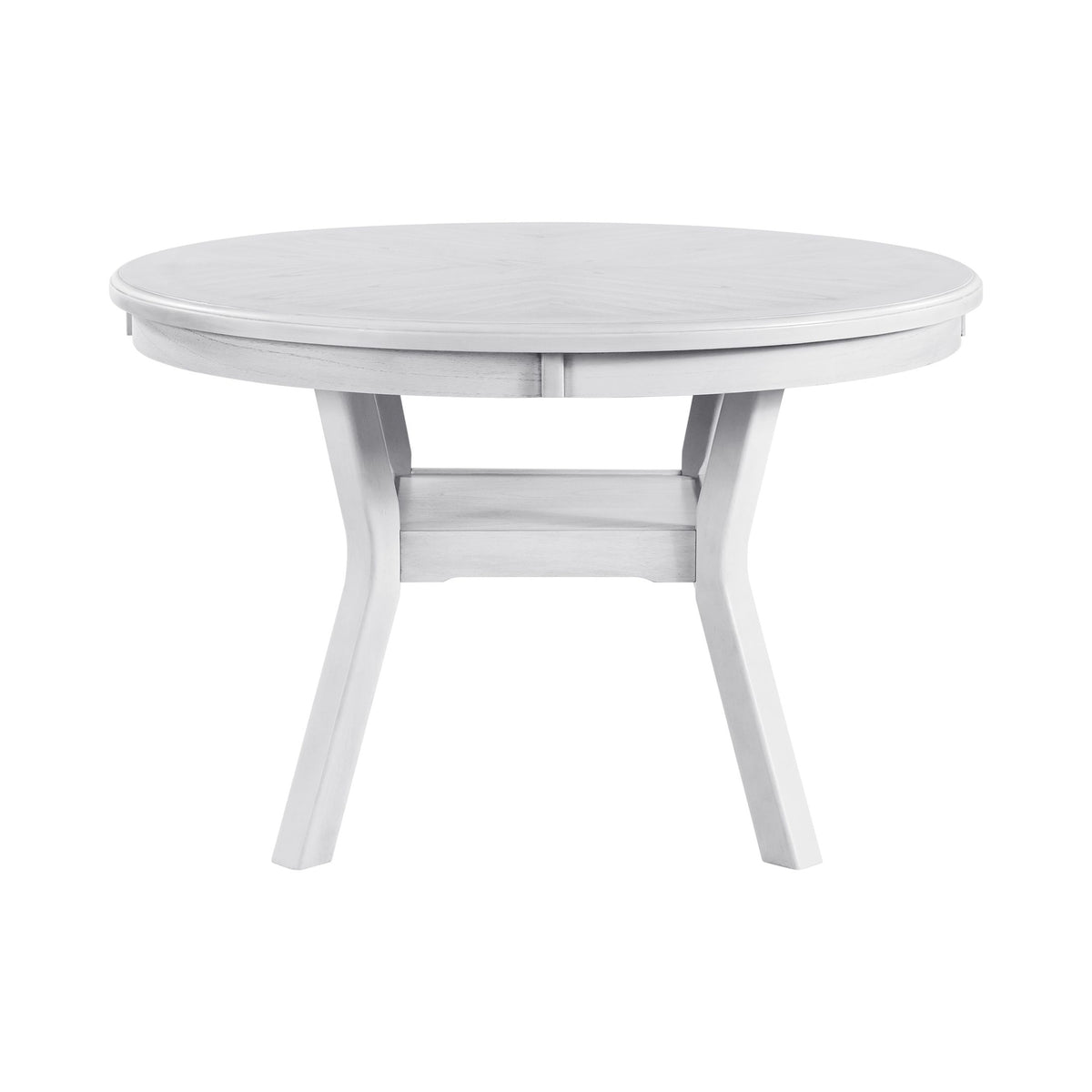 Amherst Dining Table w/Wood Leg White Finish