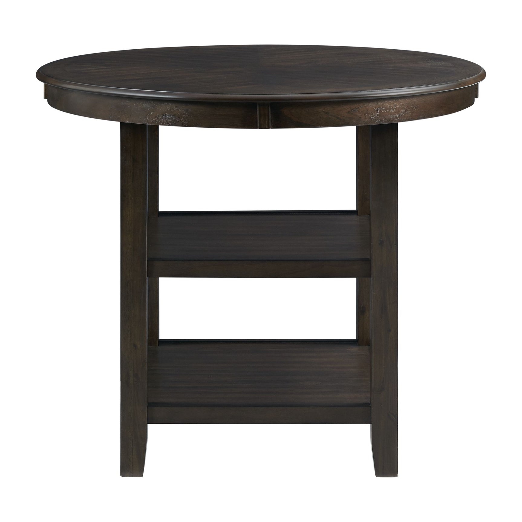 Amherst Counter Table w/Wood Leg Dark Finish - Tampa Furniture Outlet