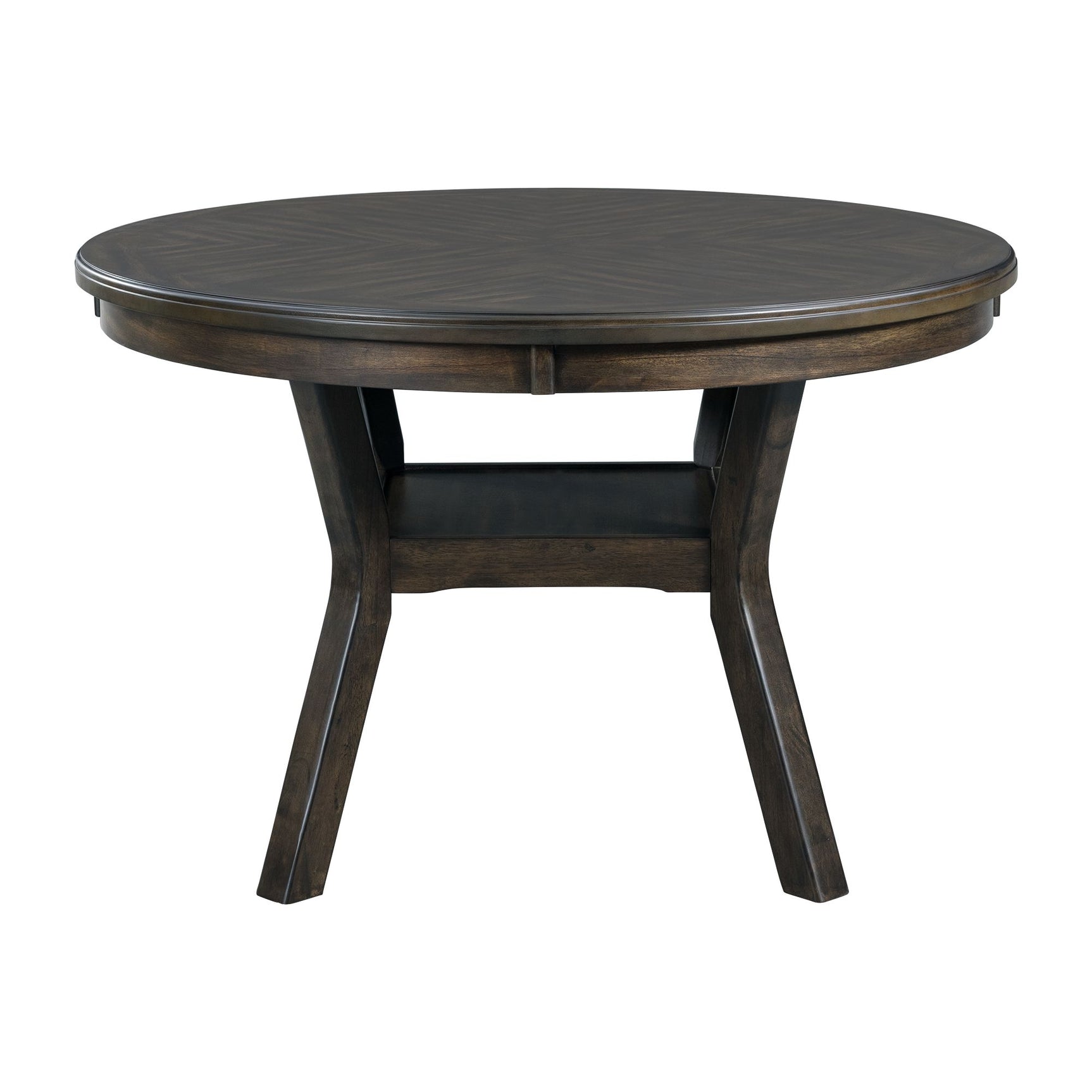 Amherst Dining Table w/Wood Leg Dark Finish - Tampa Furniture Outlet
