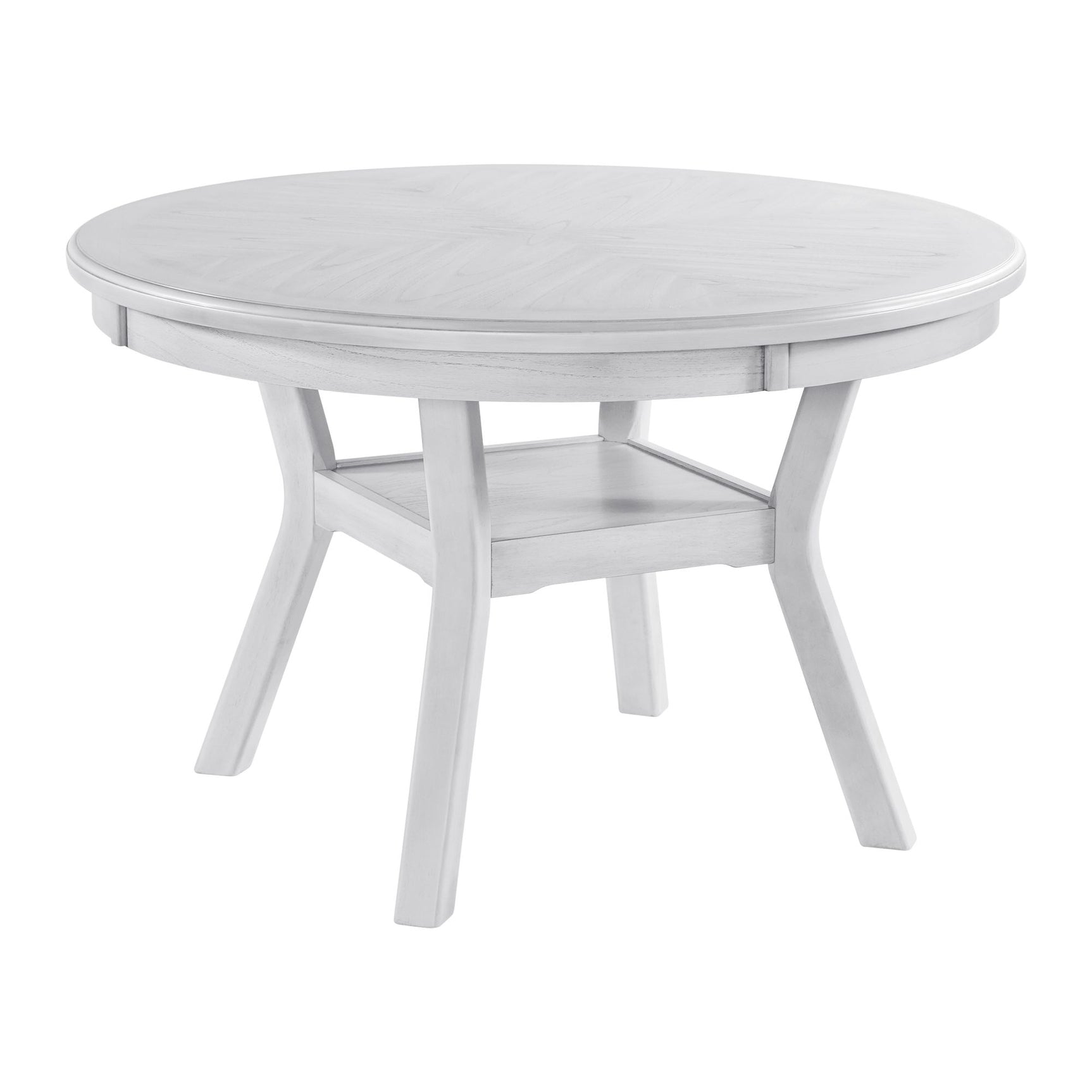 Amherst Dining Table w/Wood Leg White Finish - Tampa Furniture Outlet